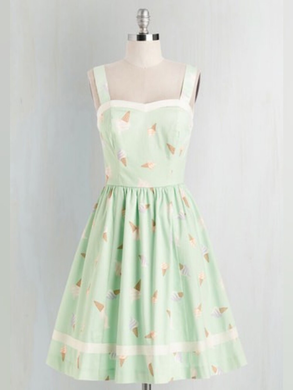 Modcloth Ice Cream Dessert Dress